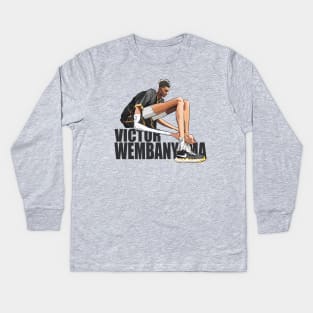 Wemby is a Spurs Kids Long Sleeve T-Shirt